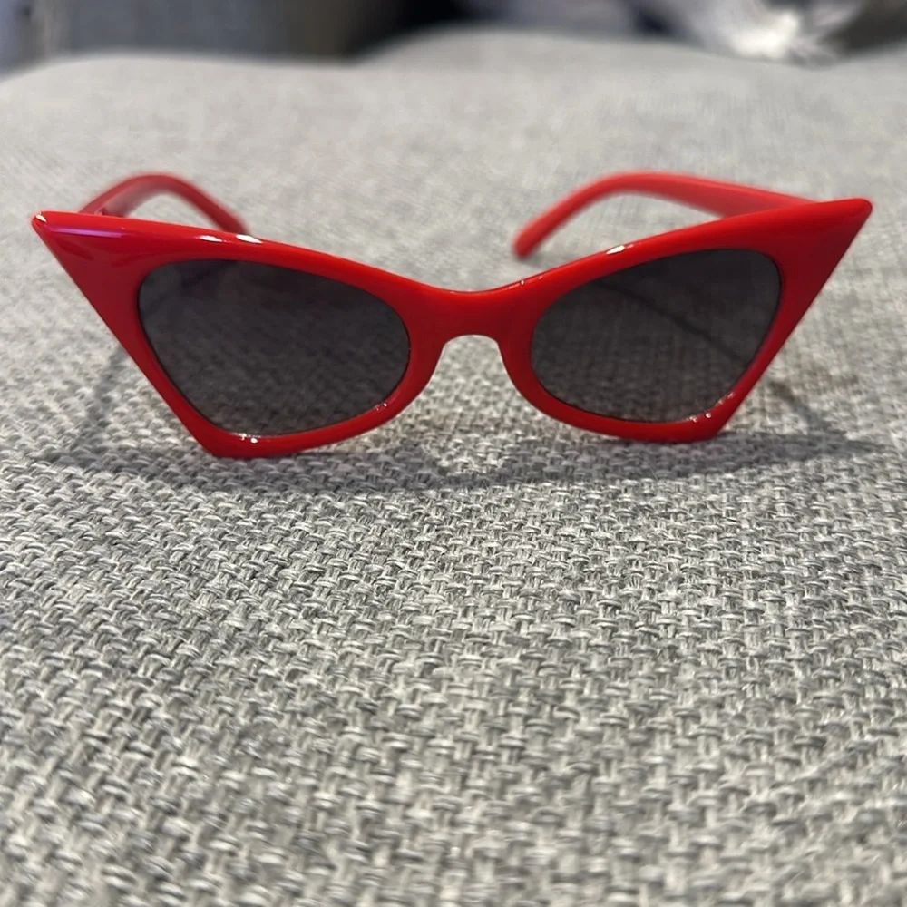 MOVING SALE Pointy Cat Eye Red Sunglasses